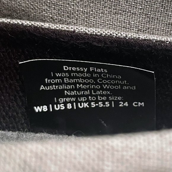 Baubax Gray Dressy Flats Size: 8 - Picture 8 of 12